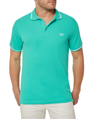 ΑΝΔΡΙΚΗ POLO ΜΠΛΟΥΖΑ | Τυρκουάζ XL