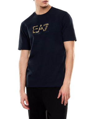 ΑΝΔΡΙΚΟ T-SHIRT ΜΕ ΛΟΓΟΤΥΠΟ | Μπλε Σκούρο M