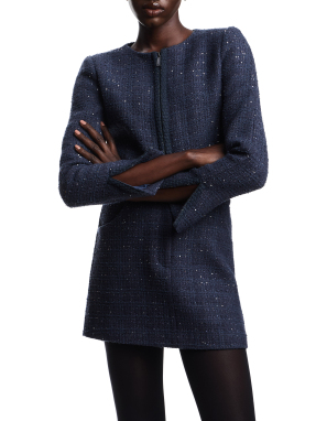 ΓΥΝΑΙΚΕΙΟ ΠΛΕΚΤΟ JACKET | Μπλε Σκούρο EU 42