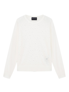 ΓΥΝΑΙΚΕΙΟ ΠΛΕΚΤΟ ΠΟΥΛΟΒΕΡ | Λευκό M