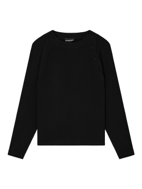 ΓΥΝΑΙΚΕΙΑ ΜΑΚΡΥΜΑΝΙΚΗ ΜΠΛΟΥΖΑ | Μαύρο EU 44