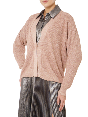 ΓΥΝΑΙΚΕΙΑ ΠΛΕΚΤΗ ΖΑΚΕΤΑ ANTONY | Ροζ Ανοιχτό XS