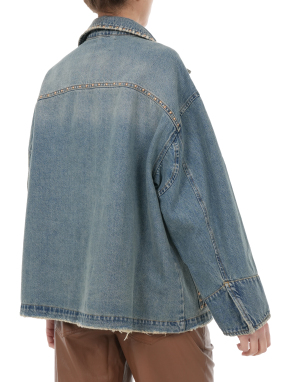 ΓΥΝΑΙΚΕΙΟ DENIM JACKET CACTUS | Μπλε Ανοιχτό IT 42