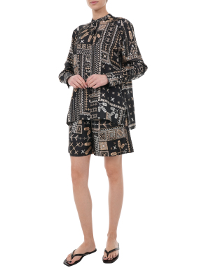 ΓΥΝΑΙΚΕΙΟ ΠΟΥΚΑΜΙΣΟ MESILLA | Μαύρο-Μπεζ IT 42