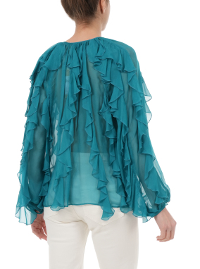 ΓΥΝΑΙΚΕΙΟ ΠΟΥΚΑΜΙΣΟ CANELA | Τυρκουάζ IT 42