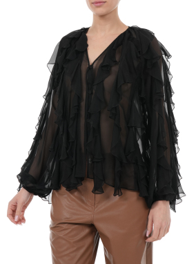 ΓΥΝΑΙΚΕΙΟ ΠΟΥΚΑΜΙΣΟ CANELA | Μαύρο IT 44