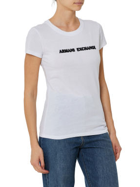 ΓΥΝΑΙΚΕΙΟ T-SHIRT ΜΕ ΛΟΓΟΤΥΠΟ | Λευκό M