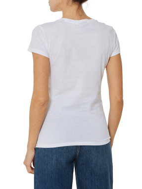 ΓΥΝΑΙΚΕΙΟ T-SHIRT ΜΕ ΛΟΓΟΤΥΠΟ | Λευκό M