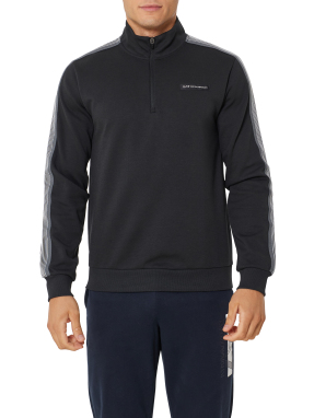 ΑΝΔΡΙΚΟ ΦΟΥΤΕΡ HALF-ZIP | Μαύρο U8134 M