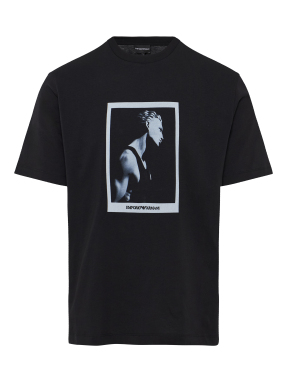 ΑΝΔΡΙΚΟ T-SHIRT ΜΕ ΤΥΠΩΜΑ | Μαύρο XL