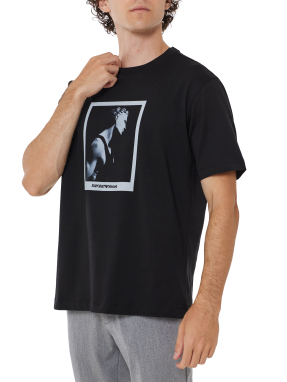 ΑΝΔΡΙΚΟ T-SHIRT ΜΕ ΤΥΠΩΜΑ | Μαύρο XL