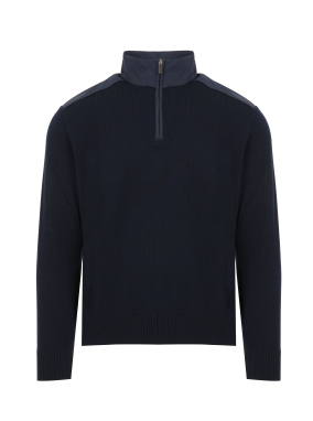 ΑΝΔΡΙΚΟ ΠΟΥΛΟΒΕΡ HALF - ZIP | Μπλε Σκούρο 50 L