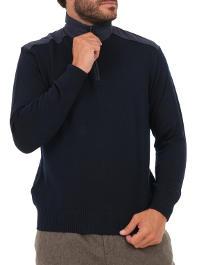 ΑΝΔΡΙΚΟ ΠΟΥΛΟΒΕΡ HALF - ZIP | Μπλε Σκούρο 50 L