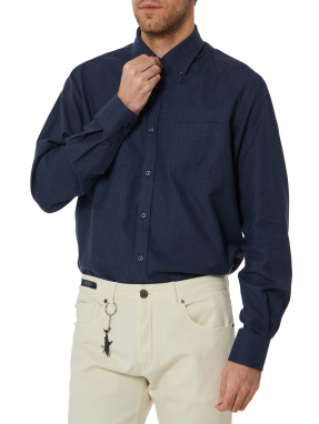 ΑΝΔΡΙΚΟ ΠΟΥΚΑΜΙΣΟ | Μπλε EU 44