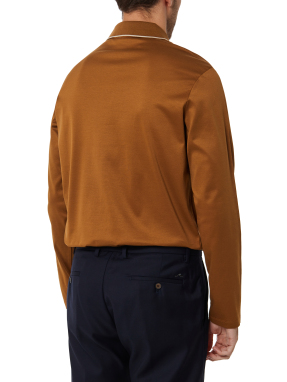 ΑΝΔΡΙΚΗ ΜΑΚΡΥΜΑΝΙΚΗ POLO ΜΠΛΟΥΖΑ | Καφέ L