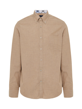 ΑΝΔΡΙΚΟ ΠΟΥΚΑΜΙΣΟ | Μπεζ EU 42