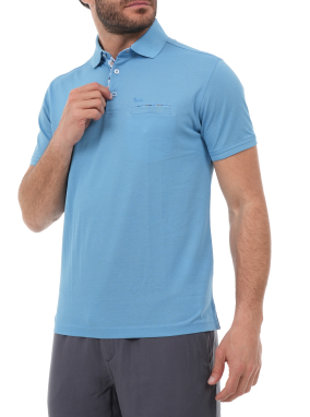 ΑΝΔΡΙΚΗ POLO ΜΠΛΟΥΖΑ | Γαλάζιο XXL