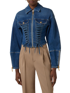 ΓΥΝΑΙΚΕΙΟ DENIM ΜΠΟΥΦΑΝ | Μπλε IT 44