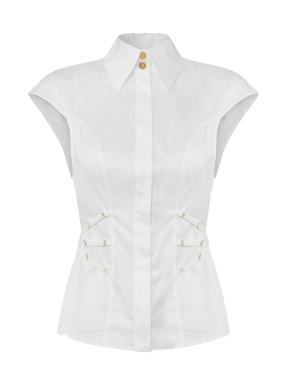 ΓΥΝΑΙΚΕΙΟ ΠΟΥΚΑΜΙΣΟ | Λευκό IT 46