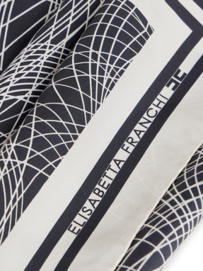 ΓΥΝΑΙΚΕΙΟ ΜΕΤΑΞΩΤΟ ΦΟΥΛΑΡΙ | Μαύρο-Μπεζ ONE SIZE