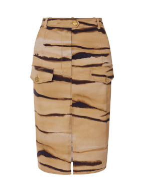 ΜΙΝΤΙ TIGER PRINT ΦΟΥΣΤΑ | Animal Print  IT 46