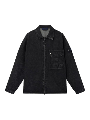 ΑΝΔΡΙΚΟ DENIM JACKET | Μαύρο XL