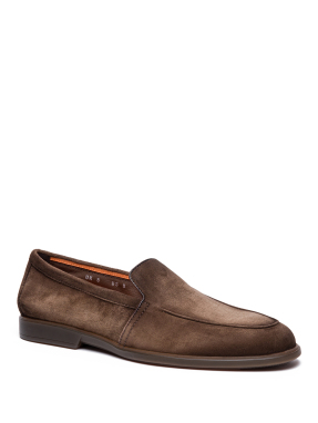 ΑΝΔΡΙΚΑ SUEDE LOAFERS | Καφέ Σκούρο 45