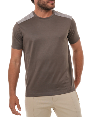 ΑΝΔΡΙΚΟ T-SHIRT | Καφέ 323 XXL