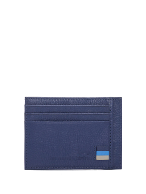 ΑΝΔΡΙΚΗ ΔΕΡΜΑΤΙΝΗ ΘΗΚΗ ΚΑΡΤΩΝ | Μπλε Σκούρο