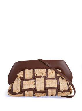 ΓΥΝΑΙΚΕΙΑ ΤΣΑΝΤΑ CLUTCH BIOS | Καφέ