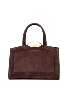 ΓΥΝΑΙΚΕΙΑ ΔΕΡΜΑΤΙΝΗ ΤΣΑΝΤΑ ΧΕΙΡΟΣ SERENA LA PETITE | Καφέ