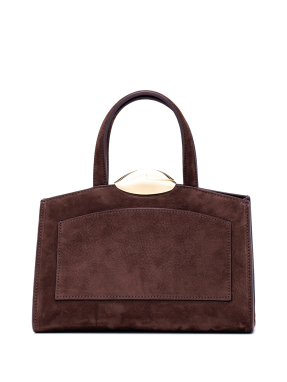 ΓΥΝΑΙΚΕΙΑ ΔΕΡΜΑΤΙΝΗ ΤΣΑΝΤΑ ΧΕΙΡΟΣ SERENA LA PETITE | Καφέ