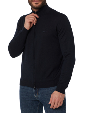 ΑΝΔΡΙΚΗ ΜΑΛΛΙΝΗ ΖΑΚΕΤΑ | Μπλε Σκούρο XXL