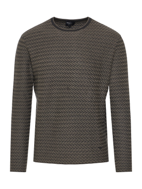 ΑΝΔΡΙΚΟ ΜΑΛΛΙΝΟ ΠΟΥΛΟΒΕΡ | Καφέ Σκούρο L