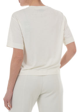 ΓΥΝΑΙΚΕΙΟ T-SHIRT | Εκρού S