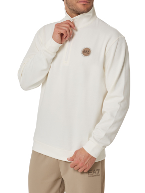 ΑΝΔΡΙΚΟ HALF-ZIP ΦΟΥΤΕΡ | Εκρού L