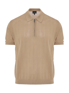 ΑΝΔΡΙΚΟ POLO ΜΠΛΟΥΖΑ ΜΕ ΦΕΡΜΟΥΑΡ | Μπεζ XL