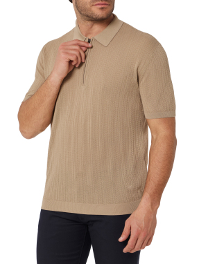 ΑΝΔΡΙΚΟ POLO ΜΠΛΟΥΖΑ ΜΕ ΦΕΡΜΟΥΑΡ | Μπεζ XL