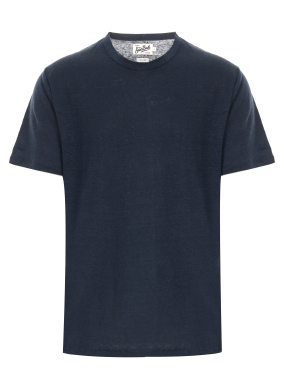ΑΝΔΡΙΚΟ ΛΙΝΟ T-SHIRT ECSTASEA | Μπλε Σκούρο 00119L XL
