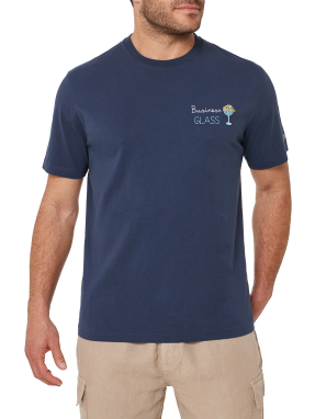 ΑΝΔΡΙΚΟ T-SHIRT | Μπλε Σκούρο XXL