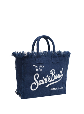 ΤΣΑΝΤΑ ΧΕΙΡΟΣ COLETTE LINEN | Μπλε Σκούρο