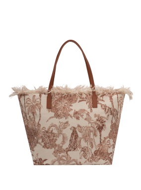 ΤΣΑΝΤΑ ΩΜΟΥ CITY BAG FRINGE | Μπεζ