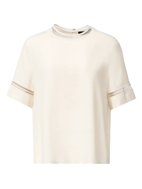 ΓΥΝΑΙΚΕΙΑ ΚΟΝΤΟΜΑΝΙΚΗ ΜΠΛΟΥΖΑ | Εκρού IT 40