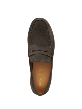 ΑΝΔΡΙΚΑ SUEDE ΜΟΚΑΣΙΝΙΑ SPHERICA EC16 | Καφέ Σκούρο 45