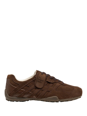ΑΝΔΡΙΚΑ SNEAKERS SNAKE | Καφέ Σκούρο 43
