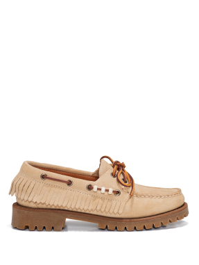 ΓΥΝΑΙΚΕΙΑ LOAFERS RANGER SUEDE FRINGE | Μπεζ 40.5
