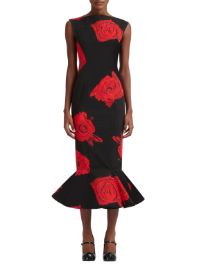 ΜΙΝΤΙ ΦΟΡΕΜΑ ΜΕ ΤΟ ΜΟΤΙΒΟ JUNO | Μαύρο EU 40