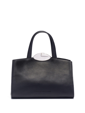 ΓΥΝΑΙΚΕΙΑ ΔΕΡΜΑΤΙΝΗ ΤΣΑΝΤΑ ΧΕΙΡΟΣ SERENA LA PETITE | Μαύρο