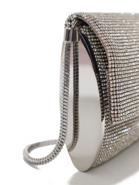 ΓΥΝΑΙΚΕΙΑ ΤΣΑΝΤΑ ΧΙΑΣΤΙ KATE CRYSTAL | Ασημί