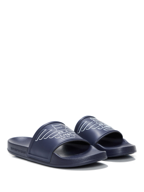 ΑΝΔΡΙΚΕΣ SLIDE ΠΑΝΤΛΟΦΛΕΣ ΜΕ ΛΟΓΟΤΥΠΟ | Μπλε Σκούρο 46